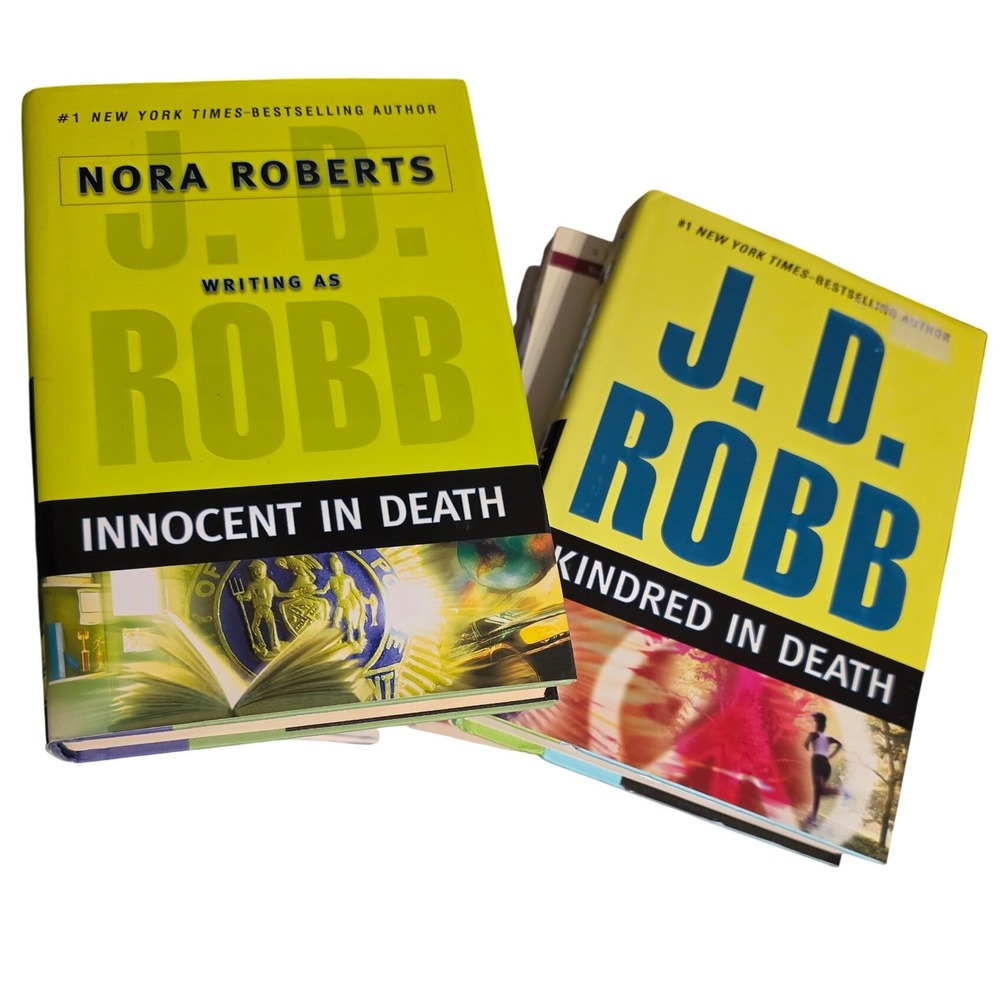 JD Robb Nora Roberts In Death Series‎ Innocent & Kindred in Death Hardcover Set